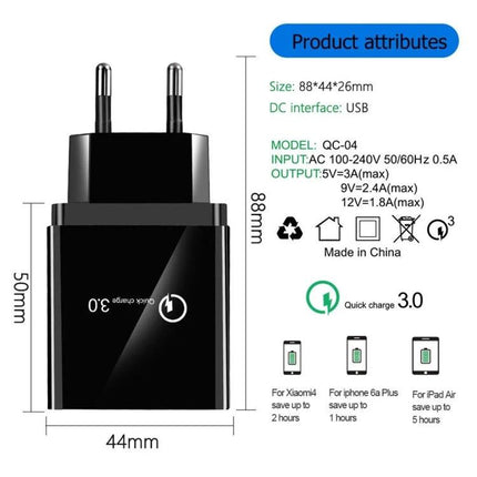 Essential Travel Charger Set for Mobile Devices and Tablets - compact USB quick charge wall charger with multiple ports for phones and tablets