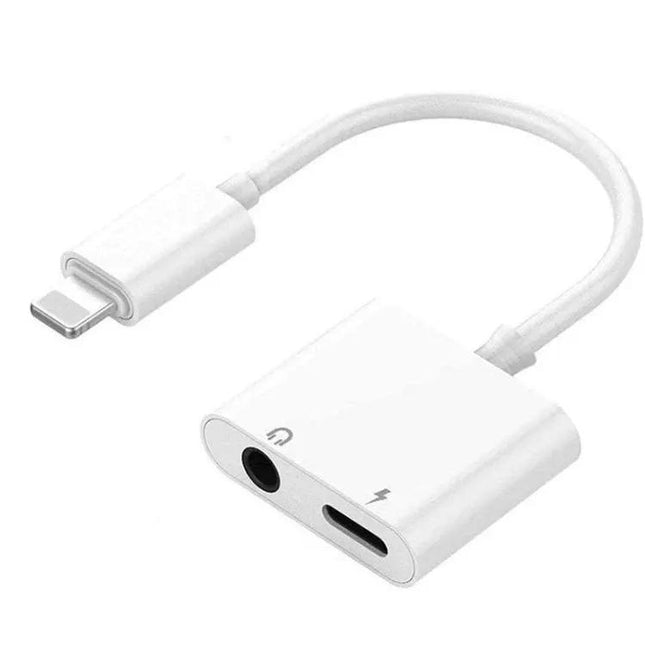 Lightning 2-In-1 3.5mm Headphone And Charging Adapter | Syndmart