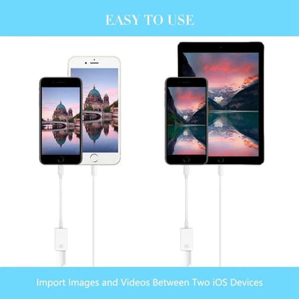 FA-STAR Adapter for Daily iOS USB Device Connections connecting iPhones and iPads for quick photo and video transfers, plug-and-play