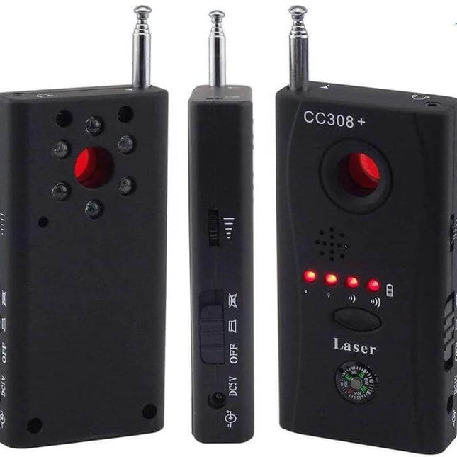 Portable Hidden Camera and Signal Detector for Privacy Protection black CC308+ laser RF bug detector handheld sweep