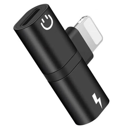 2-Pack 8-Pin Lightning Charging And Audio Adapter With Mic