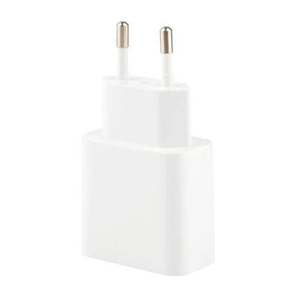 Compact Xiaomi Charger for On-the-Go Device Charging — white compact wall charger ideal for travel, pocketable power for phone and tablet