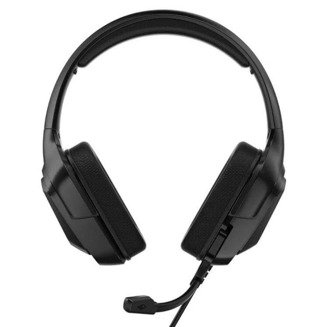 Onikuma Gaming Headset With Detachable Mic For Console Play black over-ear wired headset with USB LED and 50mm drivers