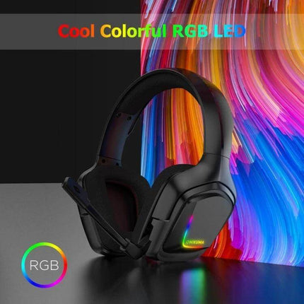 Onikuma Gaming Headset With Detachable Mic For Console Play wired RGB LED 50mm drivers lightweight