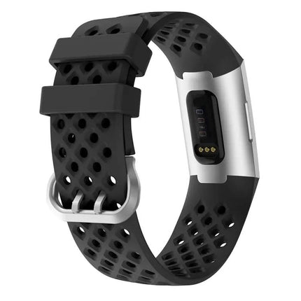 Fitbit Charge 3/4 Silicone Replacement Strap With Vents