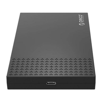 ORICO Portable Enclosure for 2.5 Inch Hard Drives — black tool-free external USB enclosure for portable 2.5" HDD/SSD storage and backups