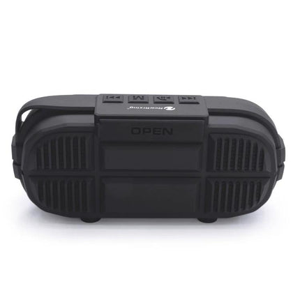 NewRixing Portable Bluetooth Speaker For Home And Travel With Mic compact black speaker with mic, Bluetooth 5.0, TWS and flashlight