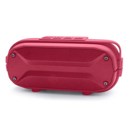 NewRixing Portable Bluetooth Speaker For Home And Travel With Mic compact red Bluetooth 5.0 speaker with mic and flashlight