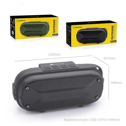 NewRixing Portable Bluetooth Speaker For Home And Travel With Mic compact outdoor Bluetooth 5.0 speaker with mic