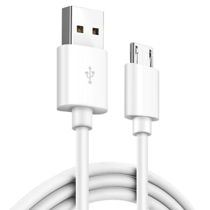 A Handy USB to Micro USB Cable for Daily Device Charging - white USB to micro USB cable for phone charging and data sync