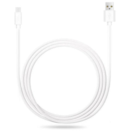 A Handy USB to Micro USB Cable for Daily Device Charging - white coiled cable for charging and data transfer