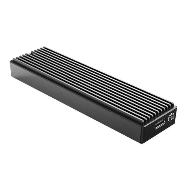 ORICO M2PV-C3 Enclosure for M.2 NVMe SSD External Use slim black aluminum external M.2 NVMe SSD enclosure with USB-C port