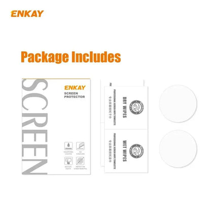 ENKAY 2-Pack 9H 0.2mm Curved Glass Galaxy Watch 3 41/45mm