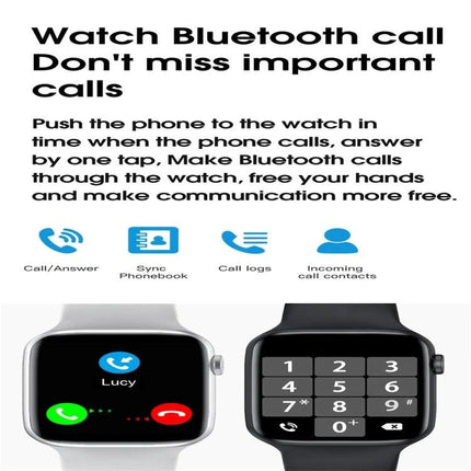 Smart Watch for Everyday Health and Activity Tracking — smartwatch showing Bluetooth call screen and dial pad for hands-free calls