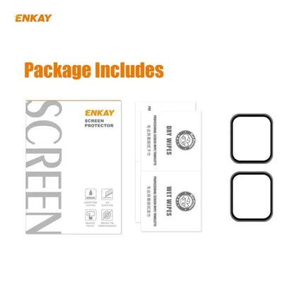 ENKAY 2-Pack 9H Glass Protector Apple Watch 40/44mm
