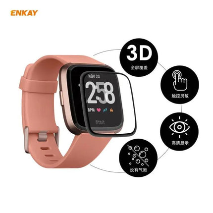 Fitbit Versa 3 Sense Full-Cover HD Screen Protector 2-Pack