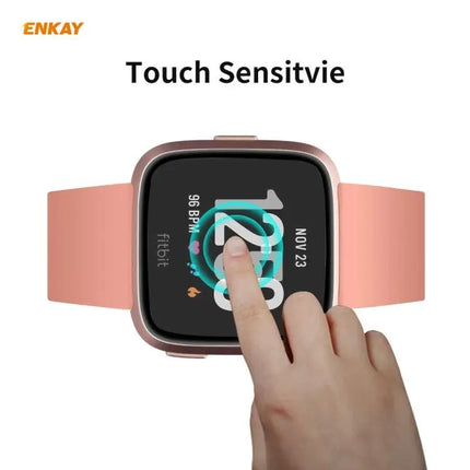 Fitbit Versa 3 Sense Full-Cover HD Screen Protector 2-Pack