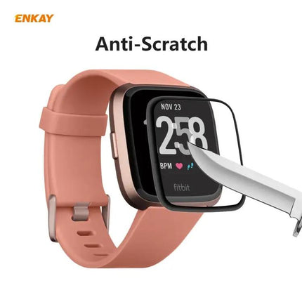 Fitbit Versa 3 Sense Full-Cover HD Screen Protector 2-Pack
