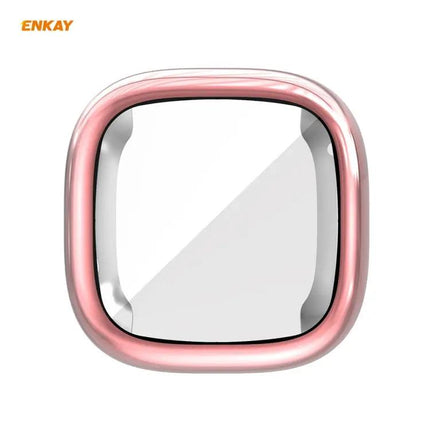 ENKAY TPU Full Coverage Soft Case for Fitbit Versa 3 Sense
