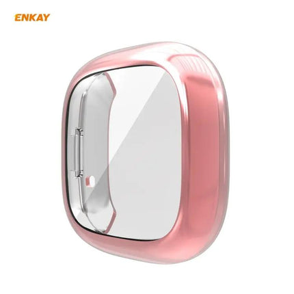 ENKAY TPU Full Coverage Soft Case for Fitbit Versa 3 Sense