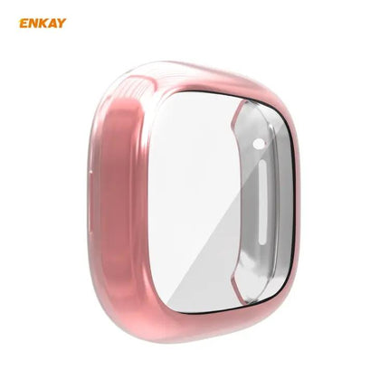 ENKAY TPU Full Coverage Soft Case for Fitbit Versa 3 Sense