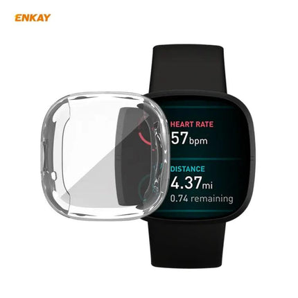 ENKAY TPU Full-Coverage Case for Fitbit Versa 3 Sense