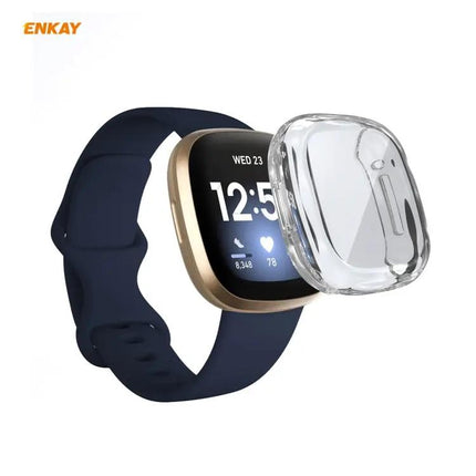 ENKAY TPU Full-Coverage Case for Fitbit Versa 3 Sense