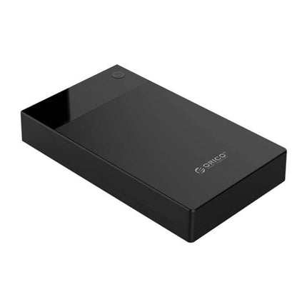 Orico 3.5-Inch Portable External Hard Drive Enclosure black portable HDD case for backups and data transfer