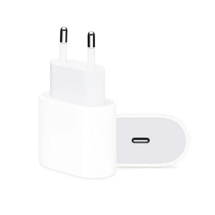 Reliable EU Plug Charger for Travel and Daily Device Use - white compact USB-C travel charger for smartphone and tablet