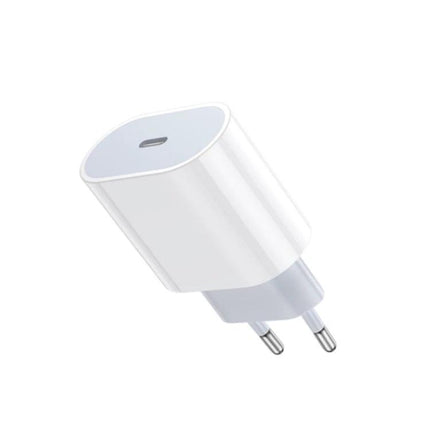Reliable EU Plug Charger for Travel and Daily Device Use - compact white USB-C wall adapter for smartphones and tablets