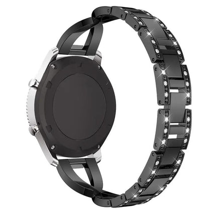 Stainless Steel Watch Band Diamond X-Shaped For Gear S3