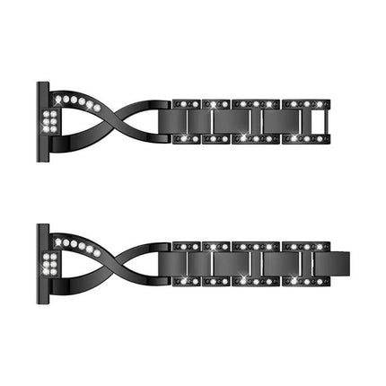 Stainless Steel Watch Band Diamond X-Shaped For Gear S3