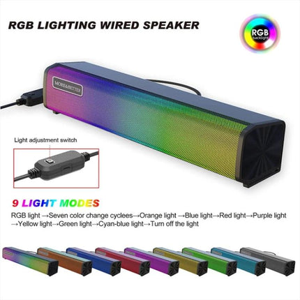 Compact Bluetooth Speaker For Home And Outdoor Portable Use with RGB lighting cylinder design for backyard calls