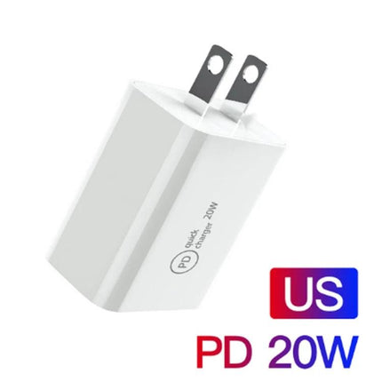 Essential Travel Charger Set for Daily Device Use on the Go - compact 20W PD USB-C charger with Type-C to 8 Pin cable for phones, tablets, laptops