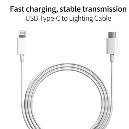 Essential Travel Charger Set for Daily Device Use on the Go - white USB Type-C to Lightning cable and compact charger for fast safe charging