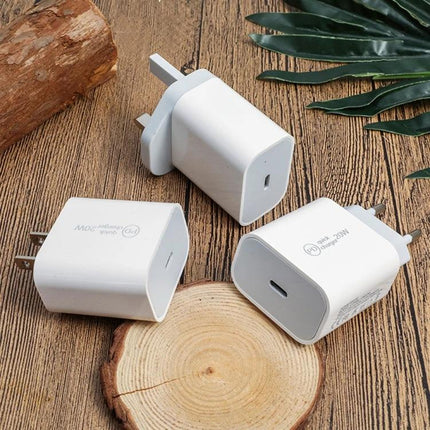 Essential Travel Charger Set for Daily Device Use on the Go compact Type-C wall chargers with USB-C to 8‑Pin cable for phones tablets laptops
