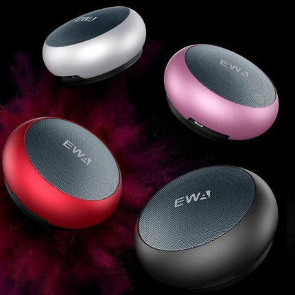 EWA Portable Bluetooth Speaker For Everyday Use With Water Resistant Mesh compact metal mesh Bluetooth 5.0 speaker