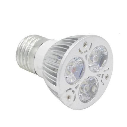 LED Spotlight for Everyday Home Rooms and Kitchens - E27 aluminum 3-LED bulb for kitchens, living rooms and bedrooms