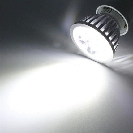LED Spotlight for Everyday Home Rooms and Kitchens shining bright from an E27 aluminum housing ideal for kitchens, bedrooms and living rooms