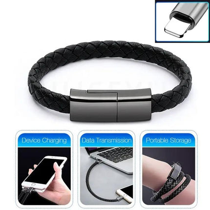 Stylish Bracelet USB Cable for Daily Phone Charging On the Go