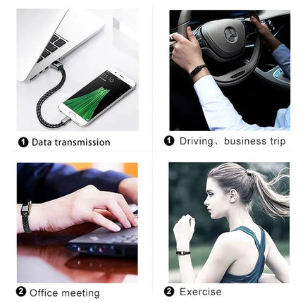 Stylish Bracelet USB Cable for Daily Phone Charging On the Go