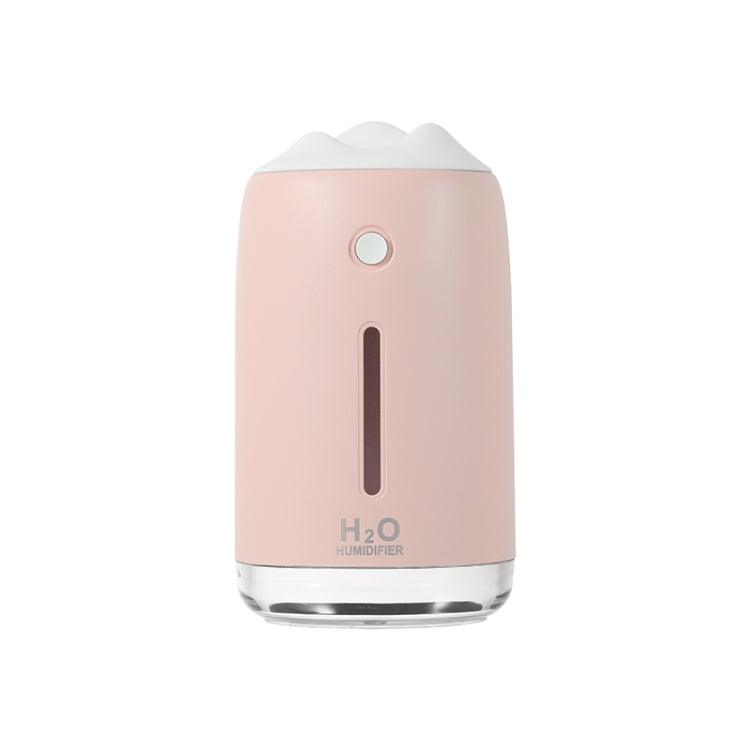 Portable USB Wireless Humidifier with Colorful Atmosphere Lights for Home, Office, and Dorm Use