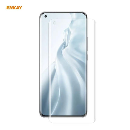 ENKAY Curved PET Screen Protector for Smartphone Daily Use - Clear 4H hardness full-coverage protector preserving touch and brightness