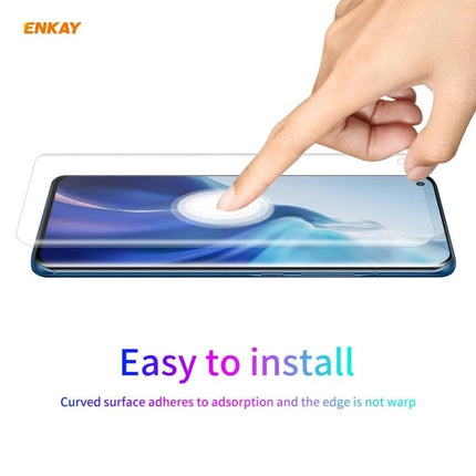 ENKAY Curved PET Screen Protector for Smartphone Daily Use - Clear 4H Scratch-Resistant Full-Coverage PET Film, Easy To Install