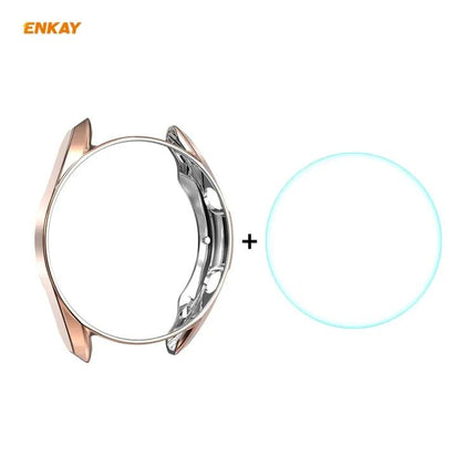 Samsung Galaxy Watch 3 45mm Case and 9H Tempered Glass