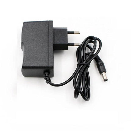 AC to DC Power Adapter EU Plug for Small Devices Home Use black 5V 1A charger with 5.5x2.5mm DC barrel connector