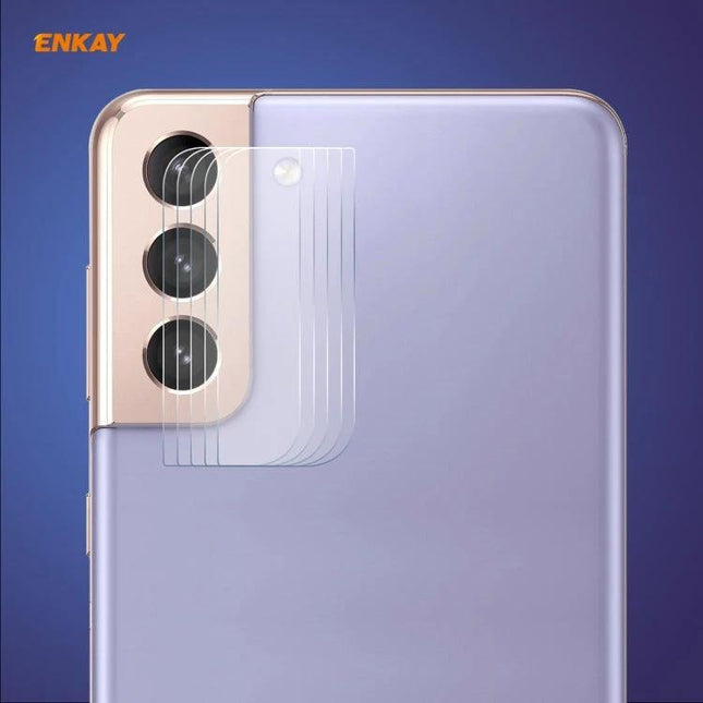ENKAY Hat-Prince Camera Lens Protector for Samsung Galaxy S21 Series clear hard shield protecting rear camera lenses from scratches and impacts