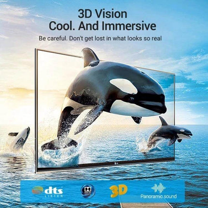HDMI Cable for High-Definition Home Entertainment, 1 Meter connecting TV and gaming console for 8K@60Hz and 4K@120Hz high-definition video and audio
