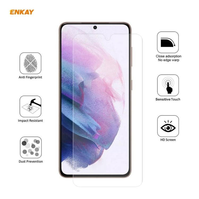 ENKAY Hat-Prince Full Screen Protector For Samsung Galaxy Series slim TPU screen protector for Galaxy S21 S21+ S21 Ultra anti-fingerprint impact-resistant