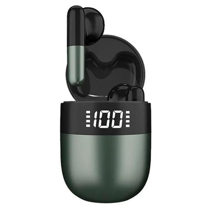 J28 TWS Bluetooth 5.0 Earbuds With LED Display, 14mm